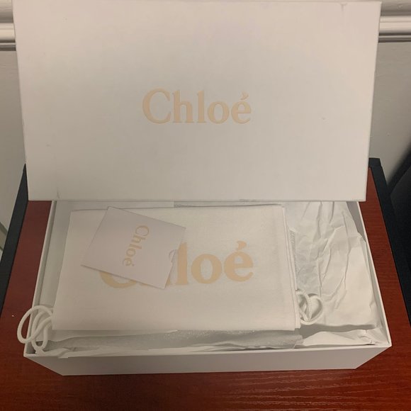 CHLOÉ Leather C Loafers Women's Black Sz. 39 - Picture 3 of 9